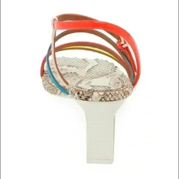 Mercedes Castillo Kelise Neon Snake print Leather - Picture 3 of 10